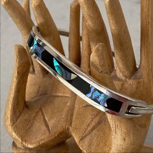 Abalone Quality Silver Plated Bracelet